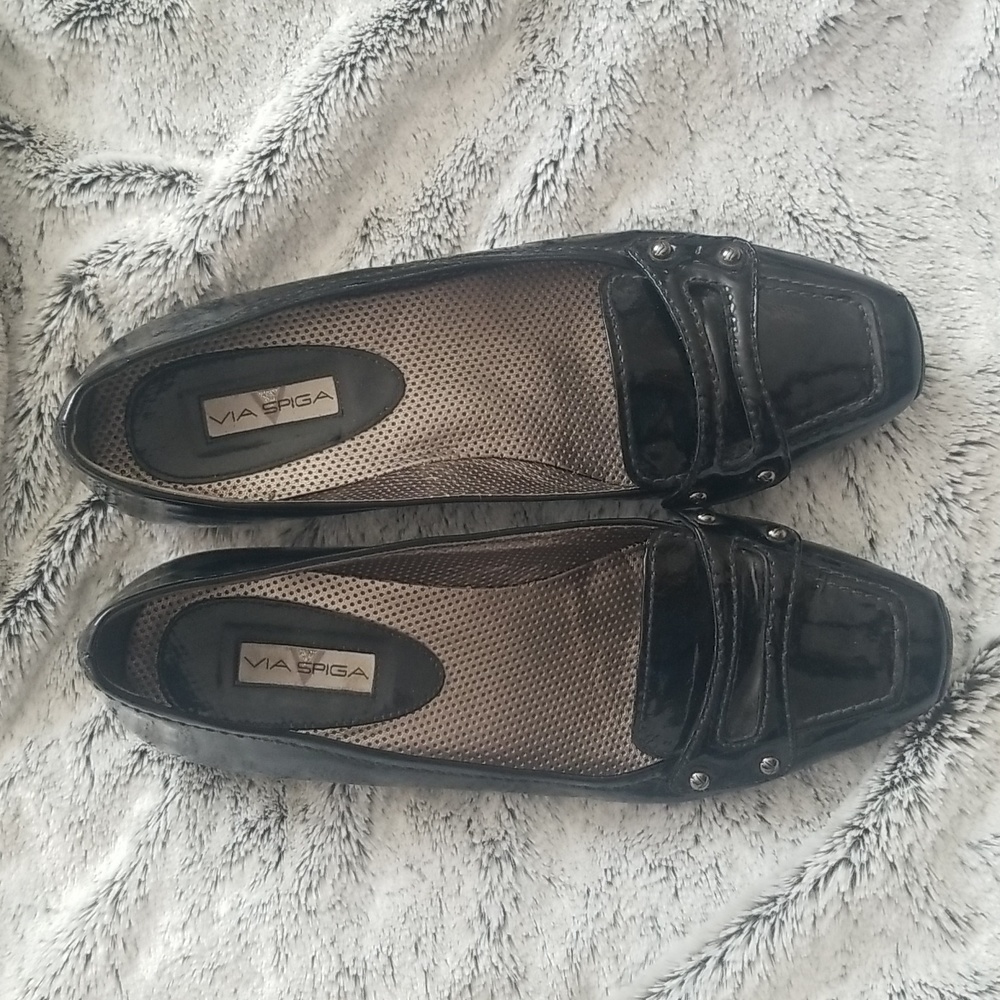 Vintage Via Spiga Women's loafers, size 8 Retro